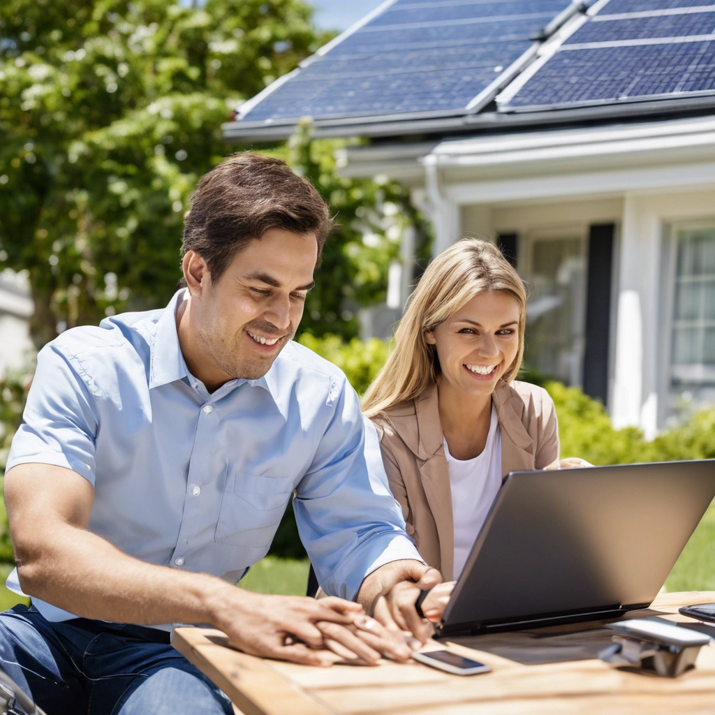 Solar Energy Solutions Happy Client Couple Picture